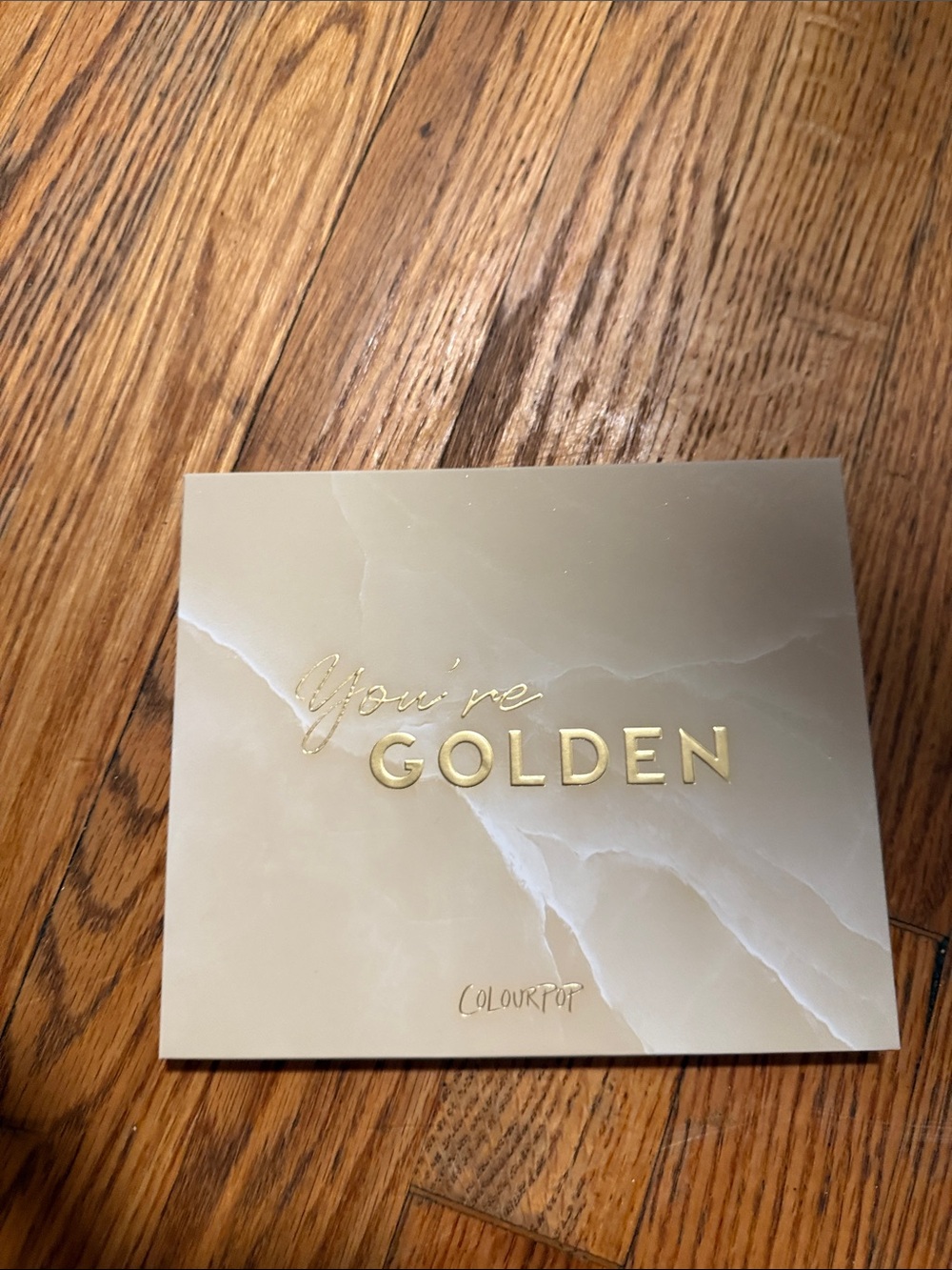 ColourPop Neutral Gold Marble Eyeshadow Palette
